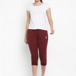 Women Maroon Capri